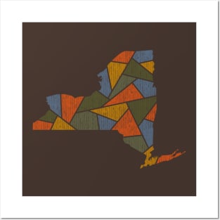 New York Mosaic - Adirondack Autumn Posters and Art